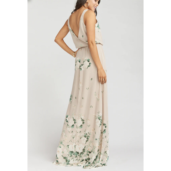 NWT Show Me Your Mumu Kendall Floral Bouquet Toss Maxi Dress Size Extra Small - Picture 5 of 12